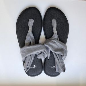 Sanuk Yoga Sling 2 Sandals Silver Heather 9